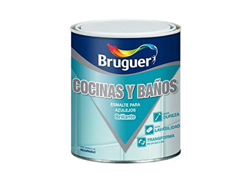 Bruguer 5075264 Pintura Azulejos, Blanco Harina