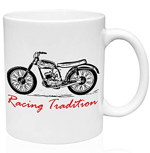 Bsa bantam 175 trail racing tradition 11oz Taza de café de cerámica de alta calidad