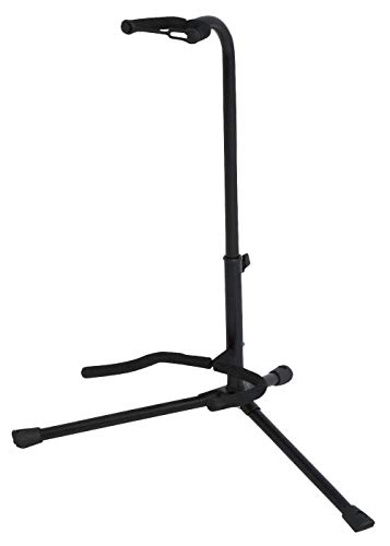 BSX 518050 - Soporte para guitarra acústica y eléctrica, color negro