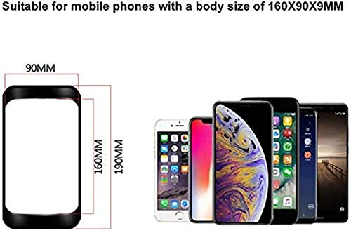 Btrice - Bolsa para Soporte De Bicicleta para iPhone XS MAX/XR/X / 8Plus Samsung S9 / S8 / S7 De hasta 6.5 Pulgadas, Soporte Impermeable para Teléfono Móvil para Bicicleta con Pantalla Táctil, Tub