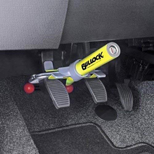 Bullock 146161 Excellence Talla K-Barra ANTIRROBO Coche para EL Pedal DE TRANSMISIÓN Manual || Producto Ultra Resistente al Robo y Apto para vehículos, Amarillo