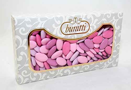 Buratti - Peladillas de chocolate multicolor, confección de 1 Kg