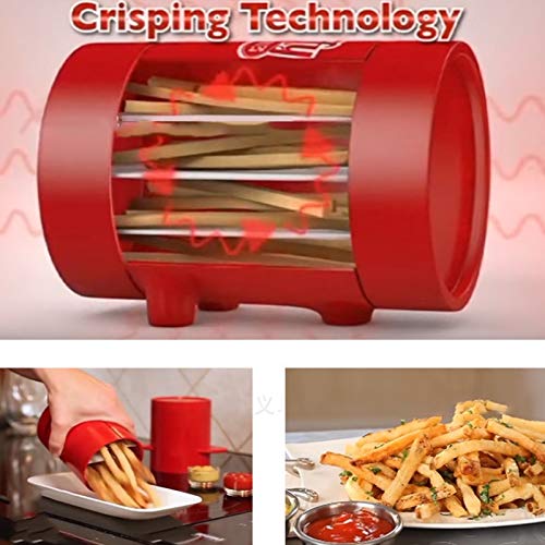 Bureze Rebanador de Patatas Fritas Creativas para Hornear Todo en uno microondas Horno Chips Tazas y Chips eléctrica Cocina Herramientas