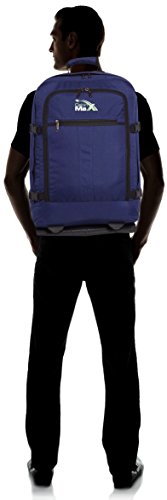 Cabin Max Maleta con Ruedas, Ligera del Mundo, Convertible en Mochila – Equipaje con Ruedas de 44 litros y 1,7 kilogramos de Peso (Azul Marino)