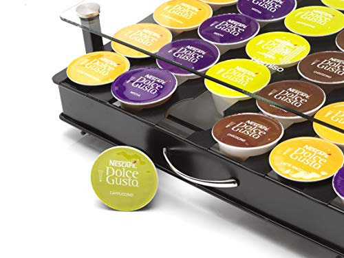 Café Capsulas Dispensador de Homiso, Dolce Gusto compatibles, 36 Capsulas porta