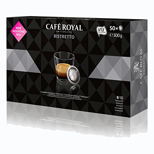 Café Royal Office Pads Ristretto Café, Café Tostado, Monodosis, compatible con Sistema Nespresso Professional, 200 Pads