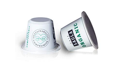 Café Saula, Pack 3 botes con 60 cápsulas compostables. Café 100% Orgánico. Compatibles Nespresso®