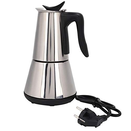 Cafetera doméstica, 300 ml de acero inoxidable de gran capacidad Durable para oficina Inicio Hoteles Restaurantes Viaje Cafetera eléctrica