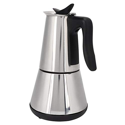 Cafetera doméstica, 300 ml de acero inoxidable de gran capacidad Durable para oficina Inicio Hoteles Restaurantes Viaje Cafetera eléctrica