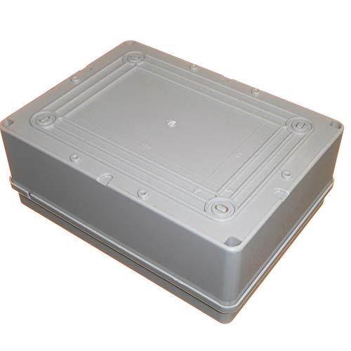 Caja de conexiones 190 mm x 140 mm x 70 mm impermeable IP56 PVC plástico Adaptable Enclosure Outdoor Lighting Cable Electrics Connection