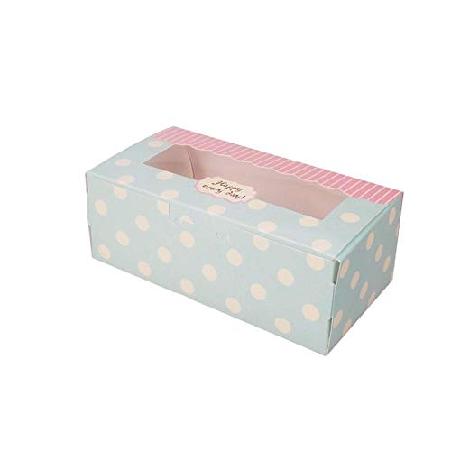 Caja De Empaquetado De Pastelería Simple, Caja De Empaquetado De Tarta De Huevo, Mini Contenedor De Pastel 50Pcs