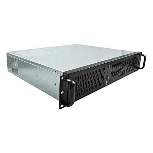 Caja Rack 2129 19" 2U - Silver/Black 1*USB 3.0 + 1*USB 2.0