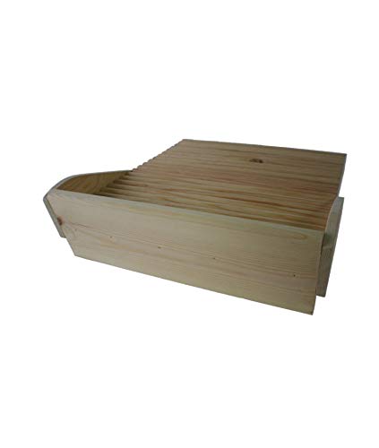 CAL FUSTER - Tabla para Lavar a Mano de Madera Maciza Natural. Medidas: 12x48x35 cm.