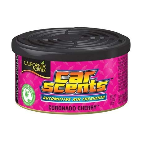 California Car Scents CCS-446TR Concord Cherry Ambientador, Aroma a Cereza, 4 unidades