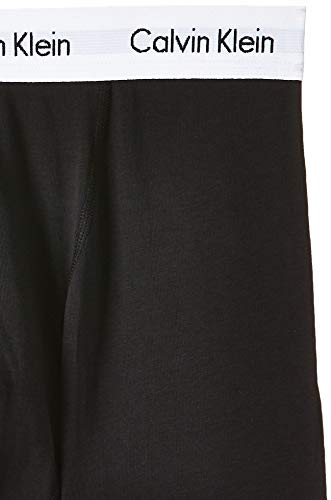 Calvin Klein Hombre - Pack de 3 bóxers de tiro medio - Cotton Stretch, Negro, M, (Pack de 3)