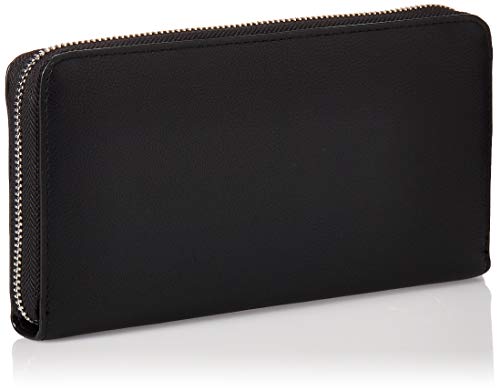 Calvin Klein - Shaped Lrg Ziparound, Carteras Mujer, Negro (Black), 14x3x22 cm (W x H L)