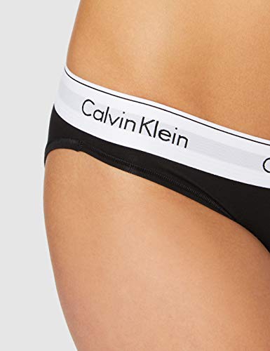 Calvin Klein underwear MODERN COTTON - BIKINI, Bikini Cullote para Mujer, Negro (Black 001), X-Large