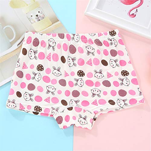 Calzoncillos Tipo bóxer para Niños de Algodón, Morbuy Ropa Interior Boxer Transpirables Suaves Ropa Interior para Niño Niña 2 a 16 años, Pack de 4 (85cm,Dulce niña)