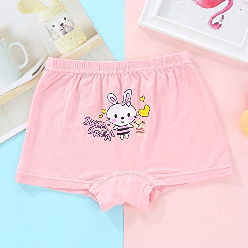 Calzoncillos Tipo bóxer para Niños de Algodón, Morbuy Ropa Interior Boxer Transpirables Suaves Ropa Interior para Niño Niña 2 a 16 años, Pack de 4 (85cm,Dulce niña)