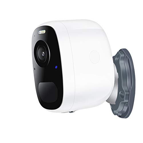 Cámara Vigilancia Exterior WiFi Batería Cámara IP Exterior, Camara Vigilancia WiFi Exterior1080p, Cámara de Batería con Detección de Movimiento Monitorización Remota vía PC/Smartphone/Tableta