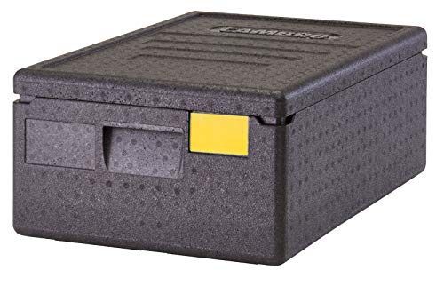 Cambro Contenedor isotérmico con Apertura Superior 26 L, Polipropileno, Negro, 60 x 40 x 20,7 cm (M.Ext) - 53,8 x 33,8 x 14,5 cm (M.INT)