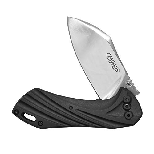 Camillus Chunk Cuchillo Plegable, Unisex-Adult, Negro