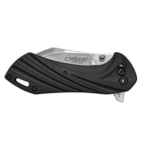 Camillus Chunk Cuchillo Plegable, Unisex-Adult, Negro