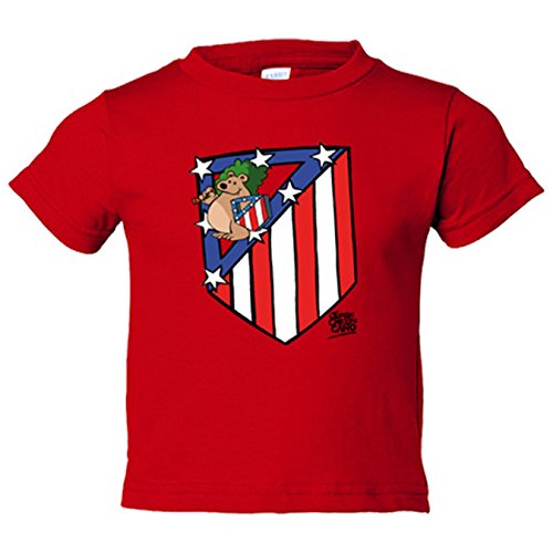 Camiseta niño Atlético de Madrid El Escudo del Atleti - Rojo, 7-8 años