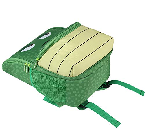 CAMLAKEE Mochilas Infantiles para Niños y Niños, Mochila Guarderia Animales Mochilas Escolares para Preescolar, 3-6 años Cocodrilo