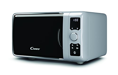 Candy EGO-G25DCS Microondas con grill, 6 programas automáticos, 900 W / 1000 W, 25 litros, silver