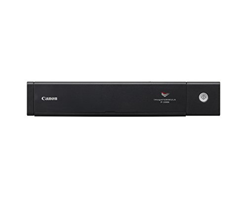 Canon imageFORMULA P-208II - Escáner portátil de documentos ( 8 ppm, 10 hojas ADF, Interfaz estándar USB 2.0, Fuentes de luz LED), Negro