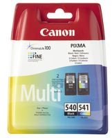 Canon PG-540+CL-541 Cartucho Multipack de tinta original Negro y Tricolor para Impresora de Inyeccion de tinta Pixma TS5150-TS5051-MX375-MX395-MX435-MX455-MX475-MX515-MX525-MX535-MG2150-MG2250-MG3150-MG3250-MG3550-MG3650-MG4150-MG4250