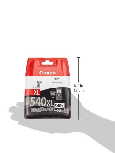 Canon PG-540XL Cartucho de tinta original para Impresora de Inyeccion Pixma, Negro XL