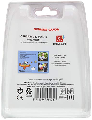 Canon PGI-550XL Cartucho de tinta original Negro XL para Impresora de Inyeccion de tinta Pixma MX725-MX925-MG5450-MG5550-MG5650-MG6350-MG6450-MG6650-MG7150-MG7550-iP7250-iP8750-iX6850