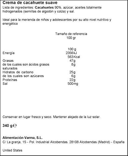 Capitán Maní - Bote Crema De Cacahuete Suave 340 g