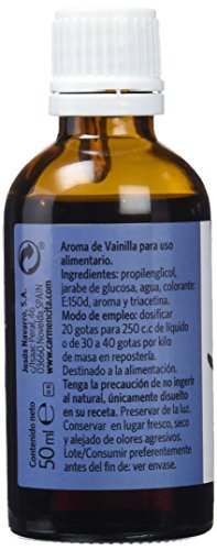 Carmencita Aroma de Vainilla - 10 Paquetes de 1 x 50 ml - Total: 500 ml