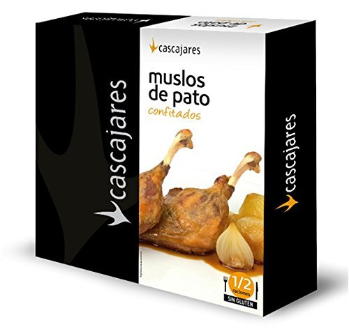 CASCAJARES - Muslos de Pato confitados. Listos para terminar en horno o microondas y acompañar con una guarnición. No contiene gluten.