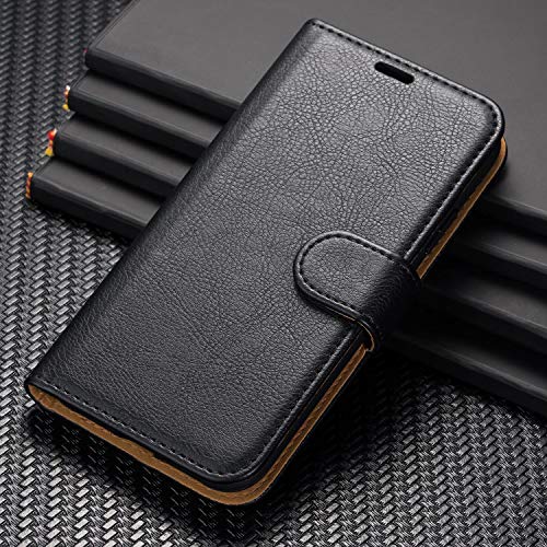 Case Collection Funda de Cuero para LG K61 (6,53") Estilo Cartera con Tapa abatible y Ranuras para Dinero y Tarjeta de crédito para LG K61