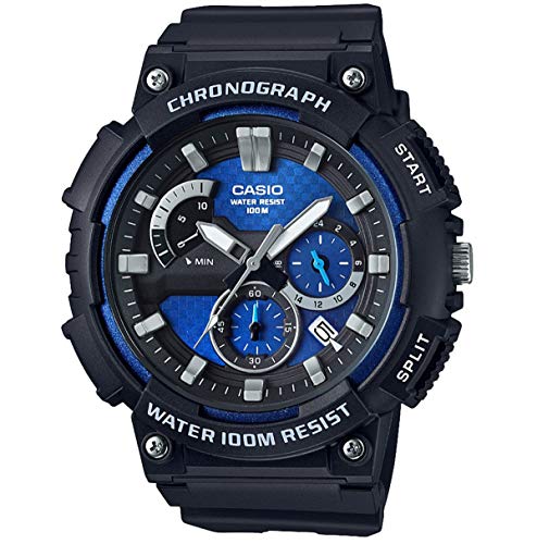 Casio Reloj Analogico para Hombre de Cuarzo con Correa en Acero Inoxidable sólido MCW-200H-2AVEF