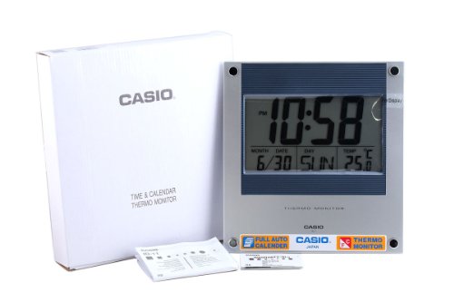 Casio Reloj Despertador con termómetro ID-11-2DF 24