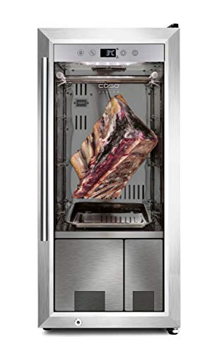 Caso Dry-Aged Cooler 688 Free standing, Food-ageing cabinet with compressor technology, Height 87.5 cm, A, Display, Stainless steel