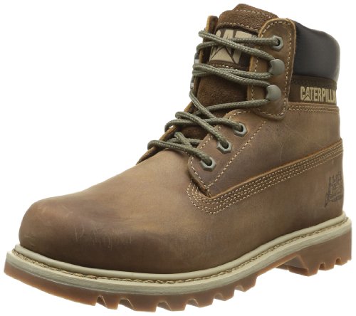 Cat Footwear Colorado - Botines con cordones, Hombre, Beige (Dark Beige Lite Horn), 41