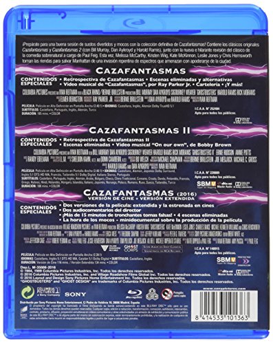 Cazafantasmas: Trilogía [Blu-ray]