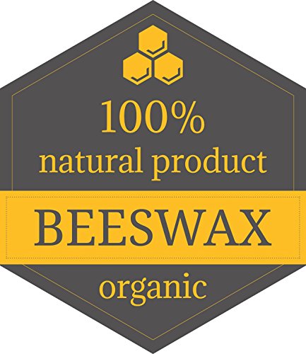 CERA DE ABEJAS 100% ECOLÓGICA de alta calidad para uso cosmético | Norma de la Farmacopea Europea (Ph. Eur.) | Gránulos para pomadas, bálsamo labial, jabones, cremas | Granulado/Pastillas 500 g