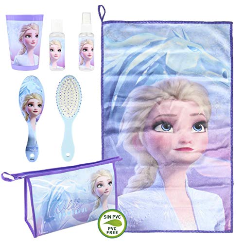 Cerdá, Neceser Set Aseo/Viaje Frozen 2 para Niñas, Multicolor, 7.0 X 16.0 X 23.0 CM