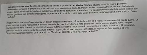 Chef Master Kitchen IG102960 Robot de cocina y accesorios, 13 programas, 900 W