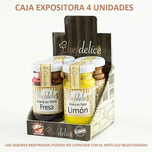 Chefdelice Chefdelice Aroma En Pasta Emulsión Concentrado Para Glaseados, Helados, Horneados Y Cremas Sabor Vainilla, 50G Chefdelice 50 g