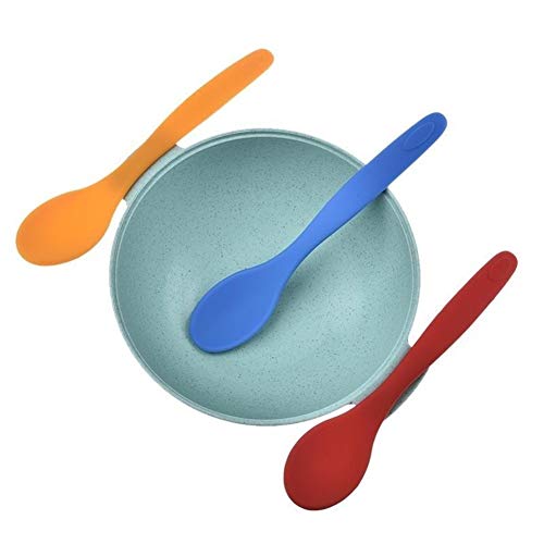 chenran Accesorios Cucharas De Silicona Resistente Al Calor Flexible Rascador Espátula Helado Pastel Postre for Pala De Cocina Herramientas De Cocina Utensilio Regalo (Color : Orange)