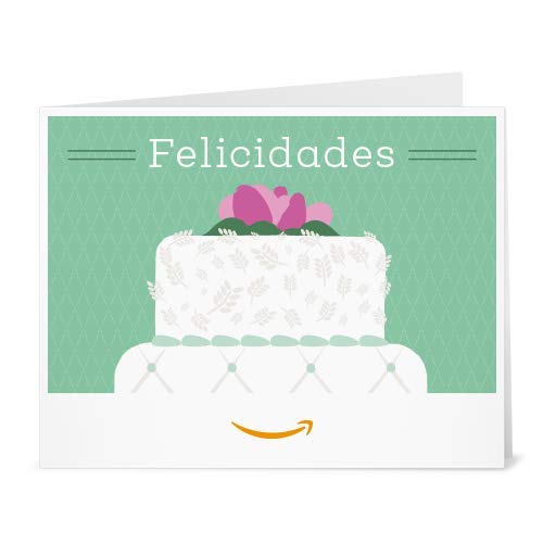 Cheque Regalo de Amazon.es - Imprimir - Felicidades - Pastel de boda