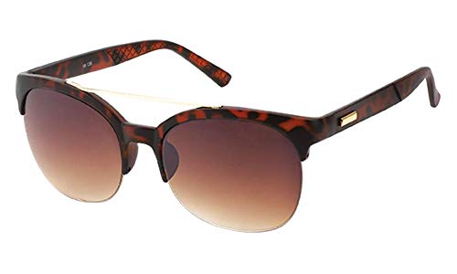 Chic-Net vidrios polarizados Gafas de Sol Retro UV 400 Chapa Inferior del Ojo de Gato de Color Naranja Estriado